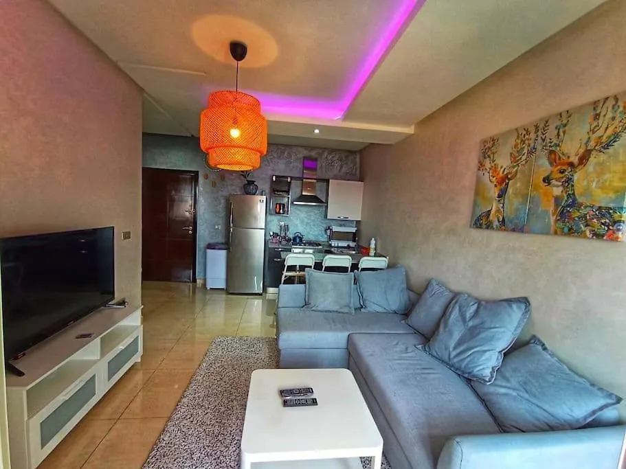Appartement Haute Standing Avec Piscine Et Wi-Fi Agadir Maroko