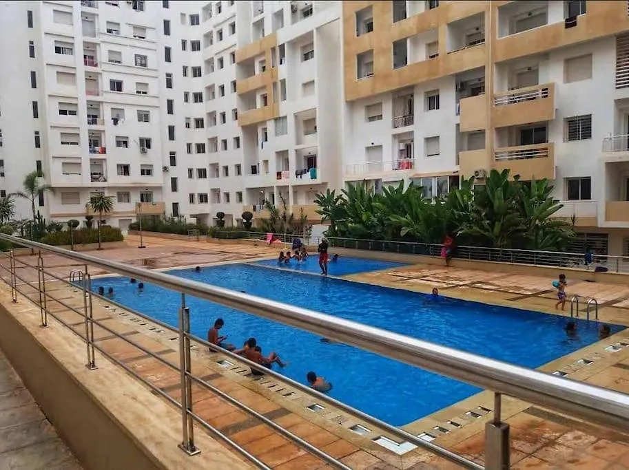 Appartement Haute Standing Avec Piscine Et Wi-Fi Agadir Apartament